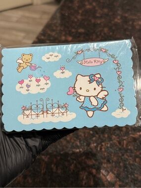 Sanrio Hello Kitty Blue Angel Message Cards
